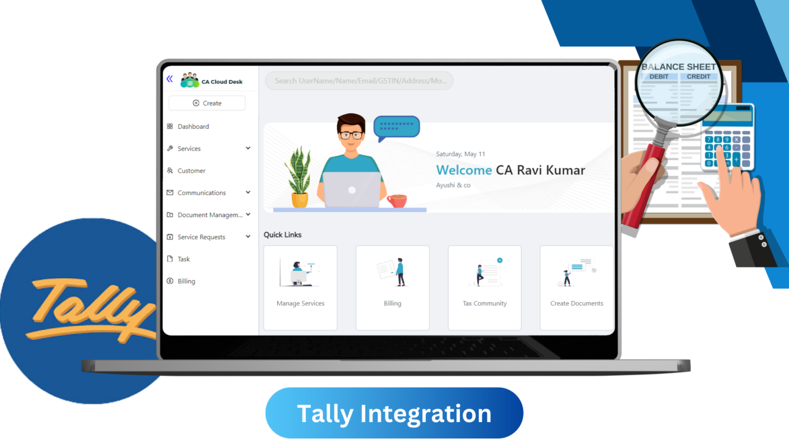 CA Cloud Desk Features - CA Cloud desk | Practice Management Software