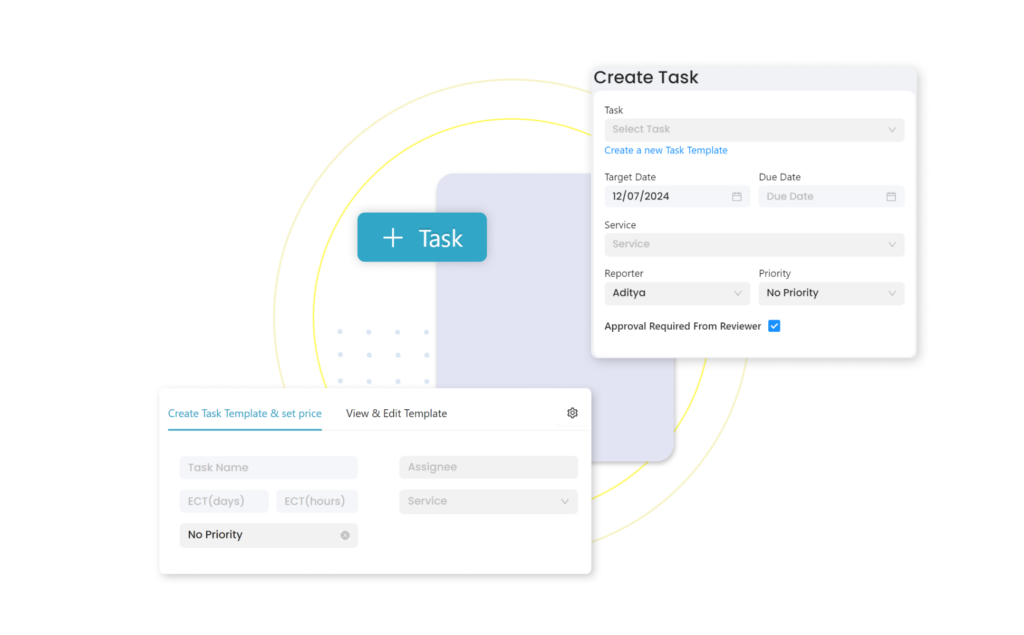Task Creation - CA Cloud desk | Practice Management Software